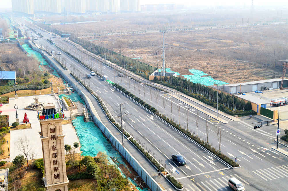 济南市虞山大道蹊径建设工程