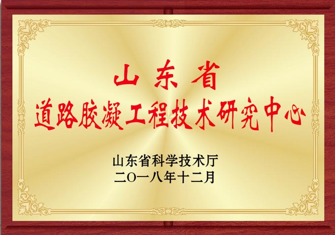 山东省蹊径胶凝质料工程技术研究中心