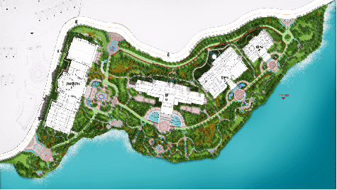 雪野湖国际聚会中心室外工程及景观提升刷新